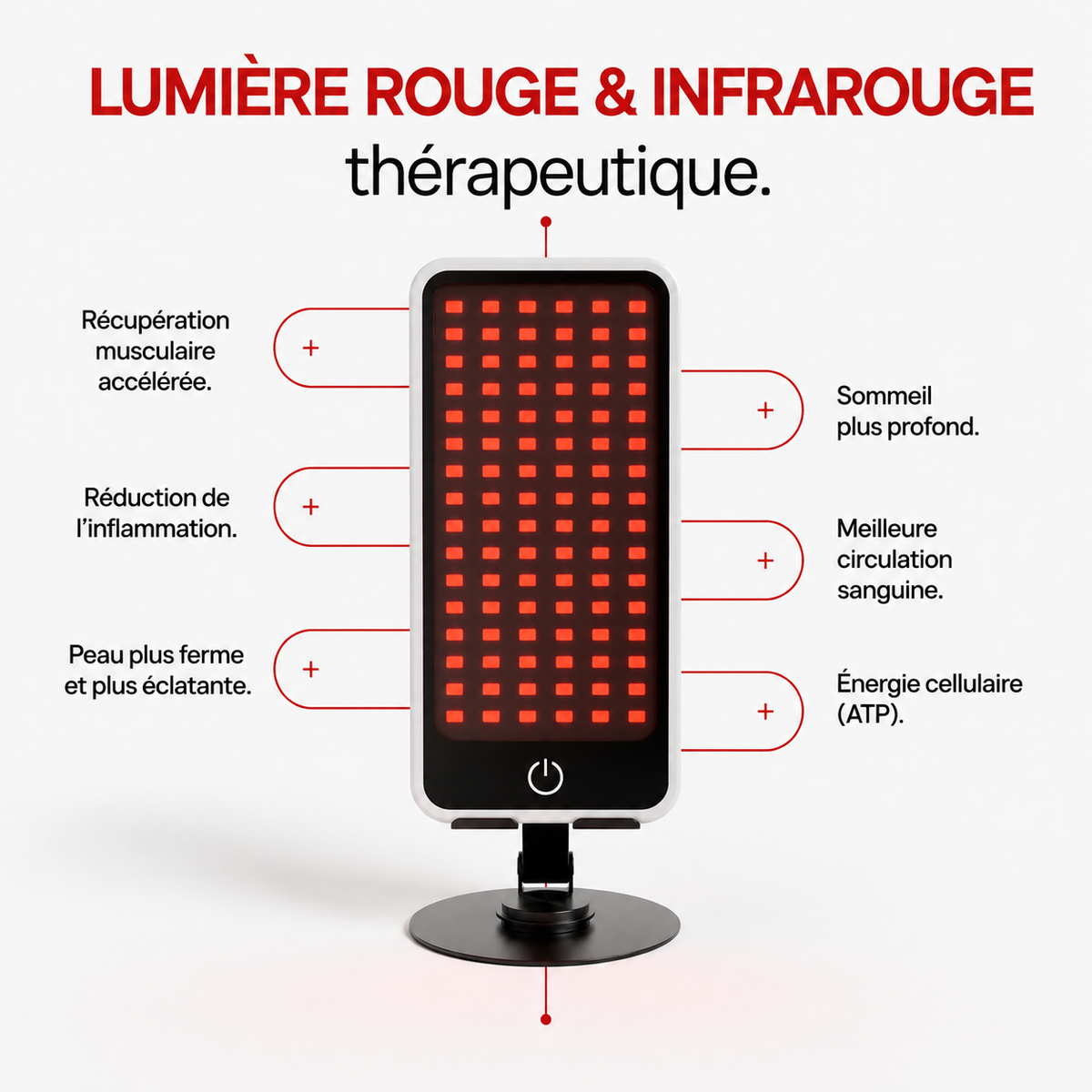 Red Light Therapy – Panneau Portable