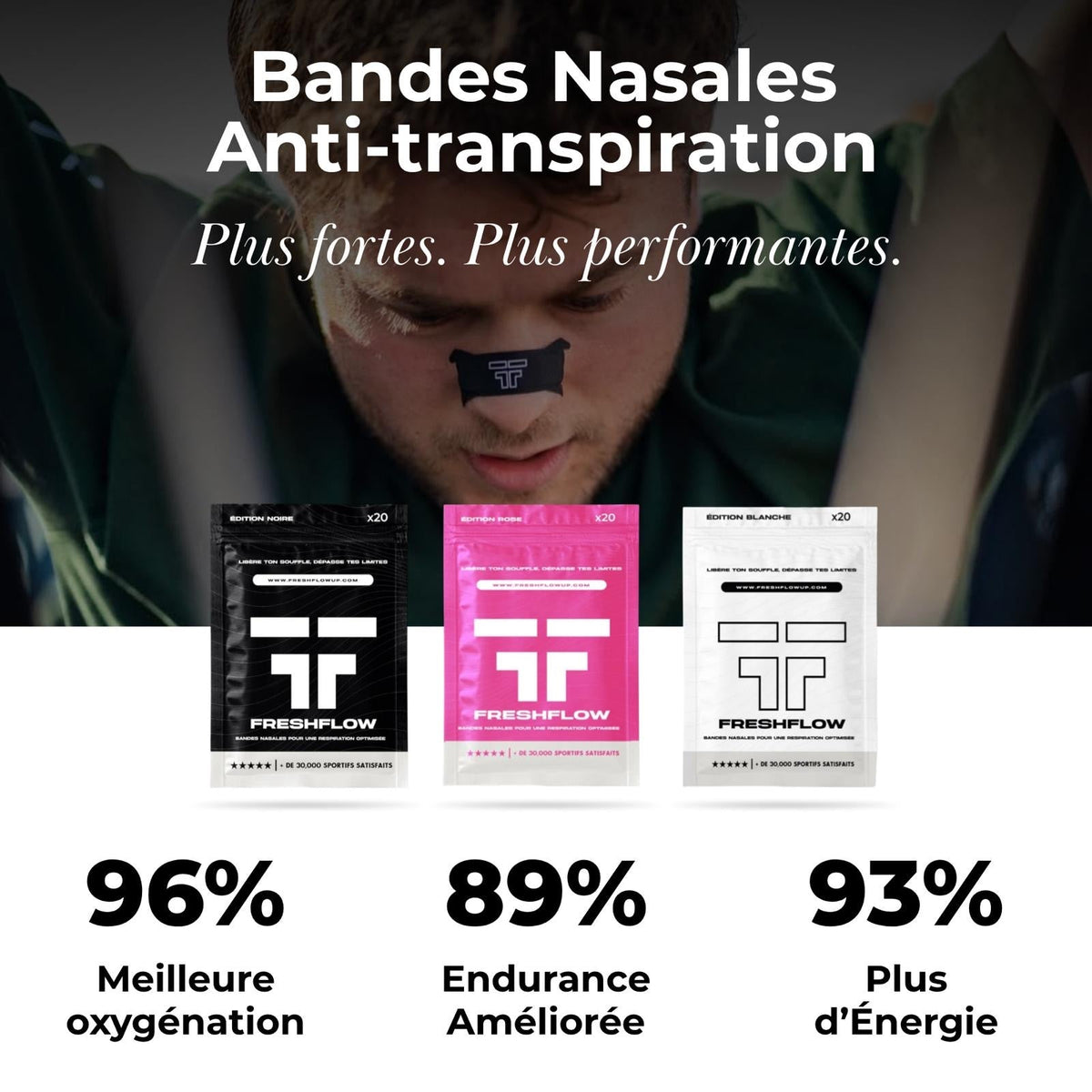 Freshflow - Bandes Nasales 2.0