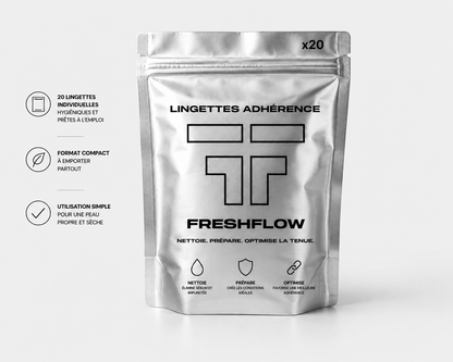 Lingettes Adhérence Freshflow - 20 lingettes individuelles
